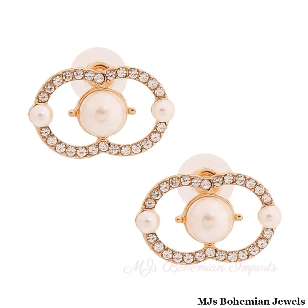 Pearl Perfection: Logo Studs