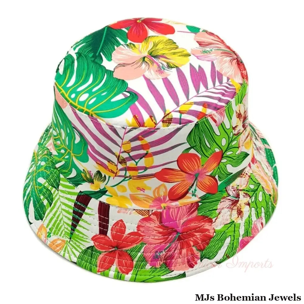 Pink Tropical Reversible Hat