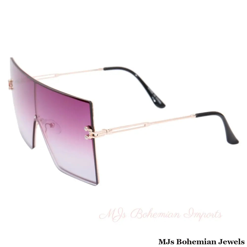 Purple Gradient Square Visors