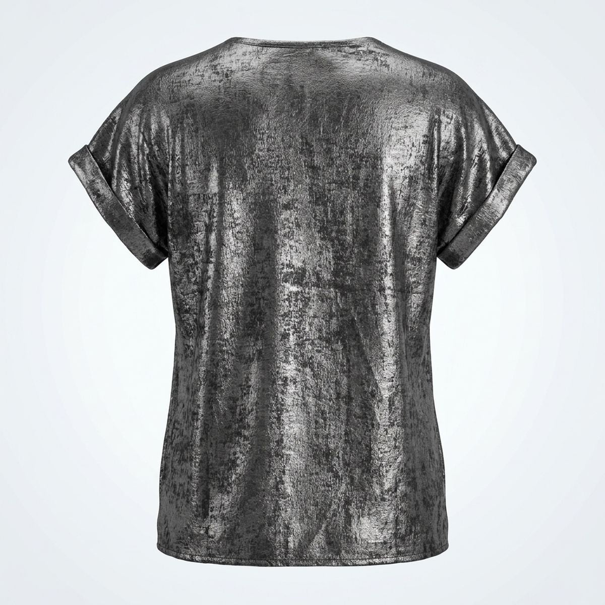 Large AKA Sterling Silver Sisterhood Metallic Top