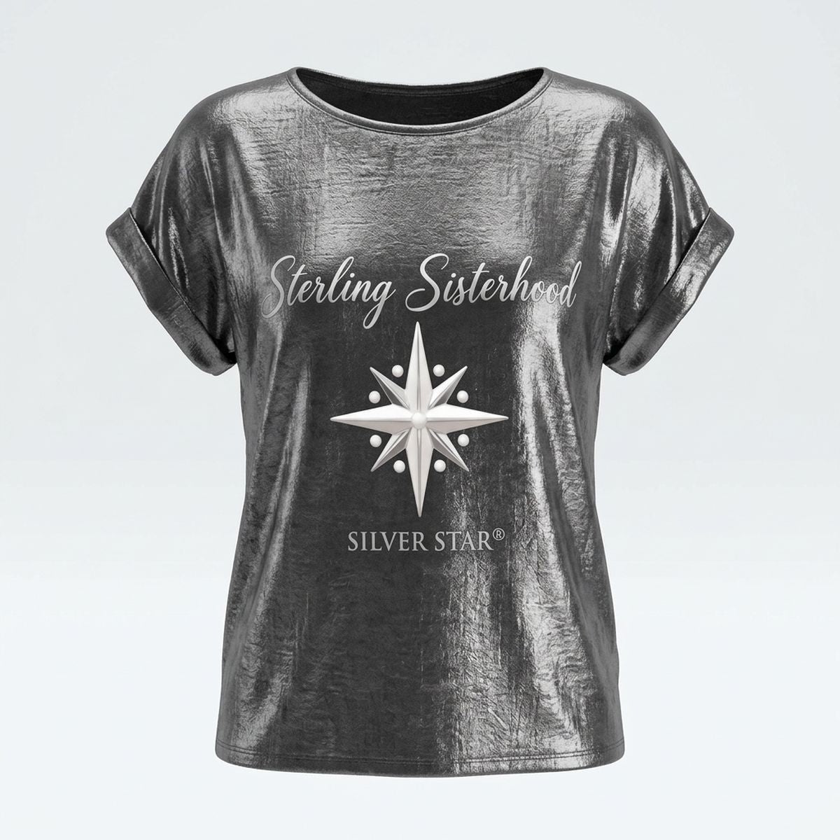 Medium AKA Sterling Silver Sisterhood Metallic Top
