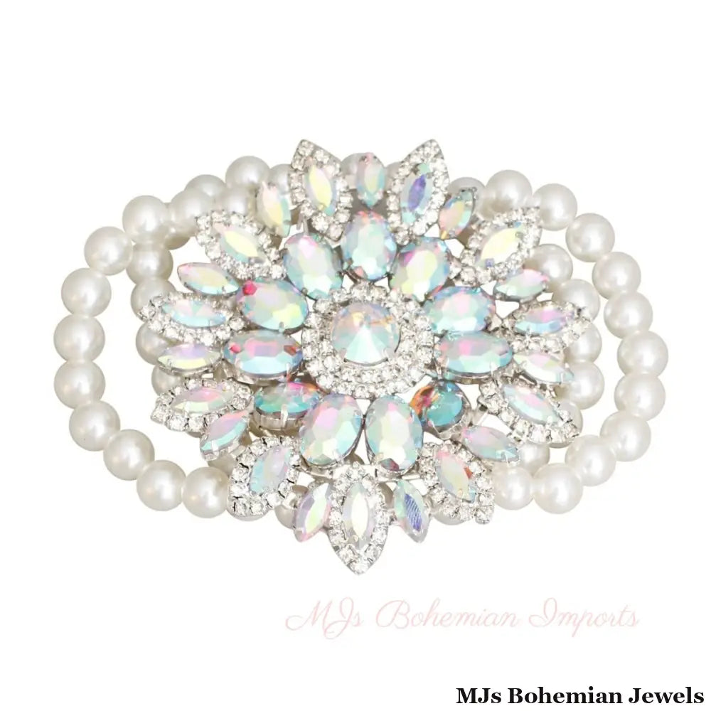 Radiant Aurora Pearl Bracelet