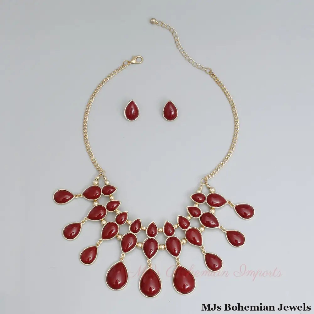 Rasin Beads Necklace Set