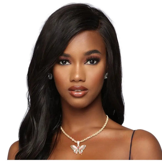 Red and Green Flutter Mini Butterfly Necklace