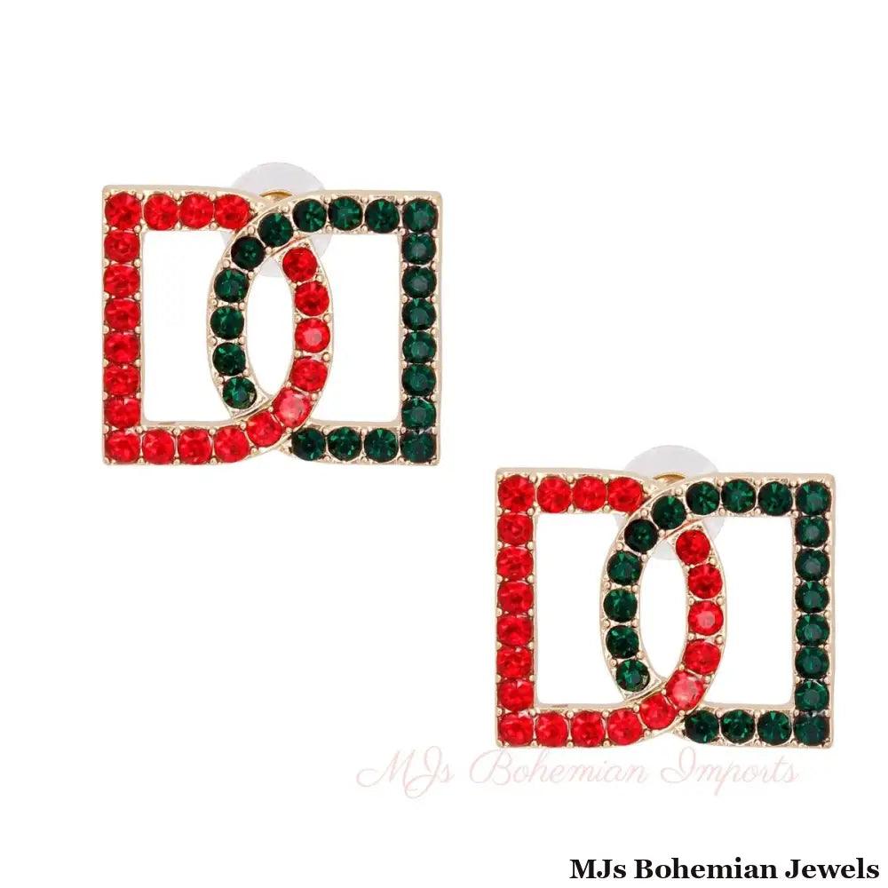 Red Green Double D Studs