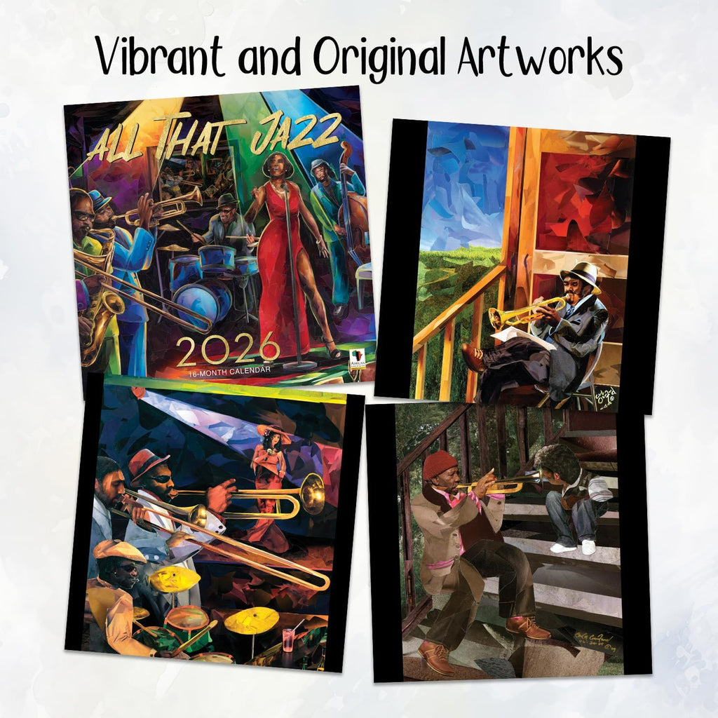 2026 All That Jazz Wall Calendar | FashionMojos.com