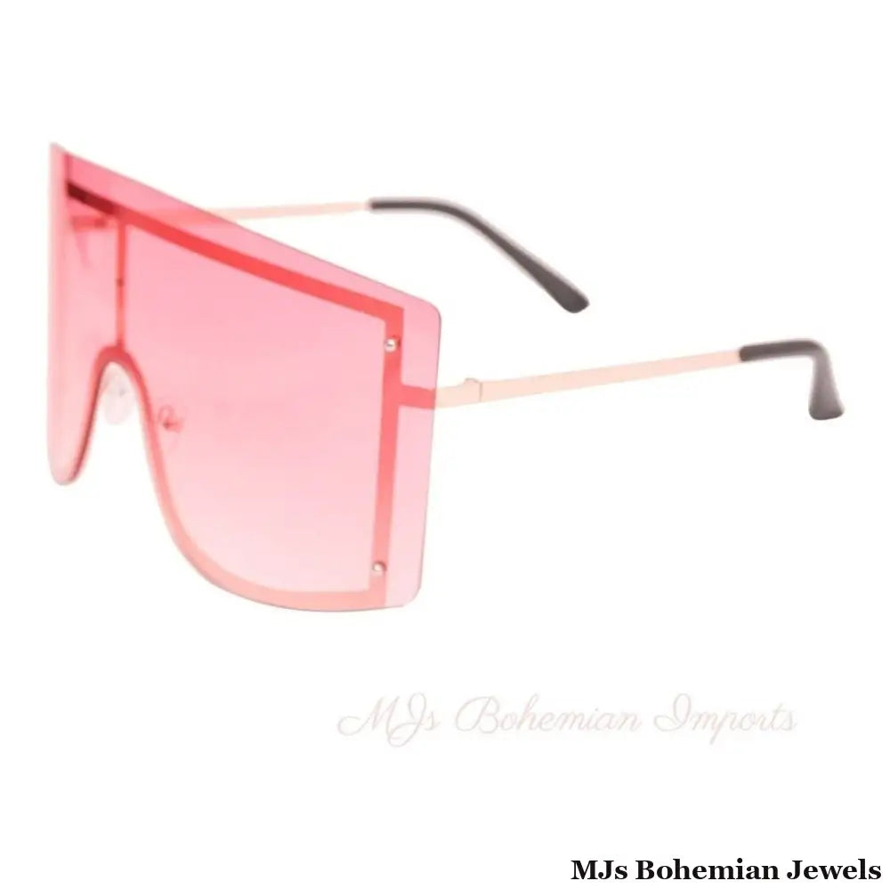 Rosy Outlook: Signature Shield Sunglasses