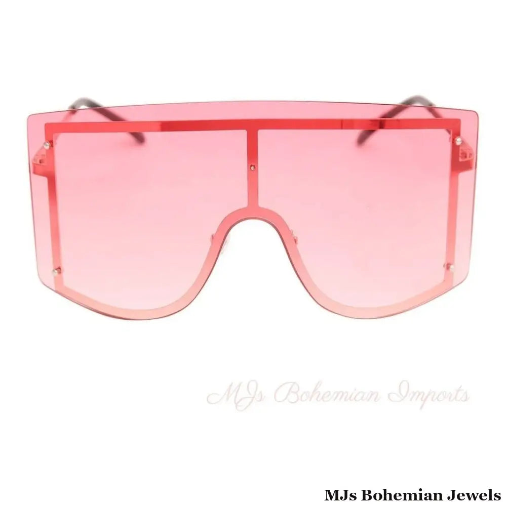 Rosy Outlook: Signature Shield Sunglasses