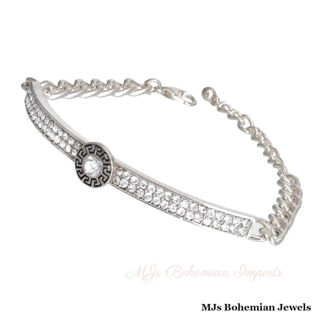 Silver Chain Bangle - Bespoke Half Chain