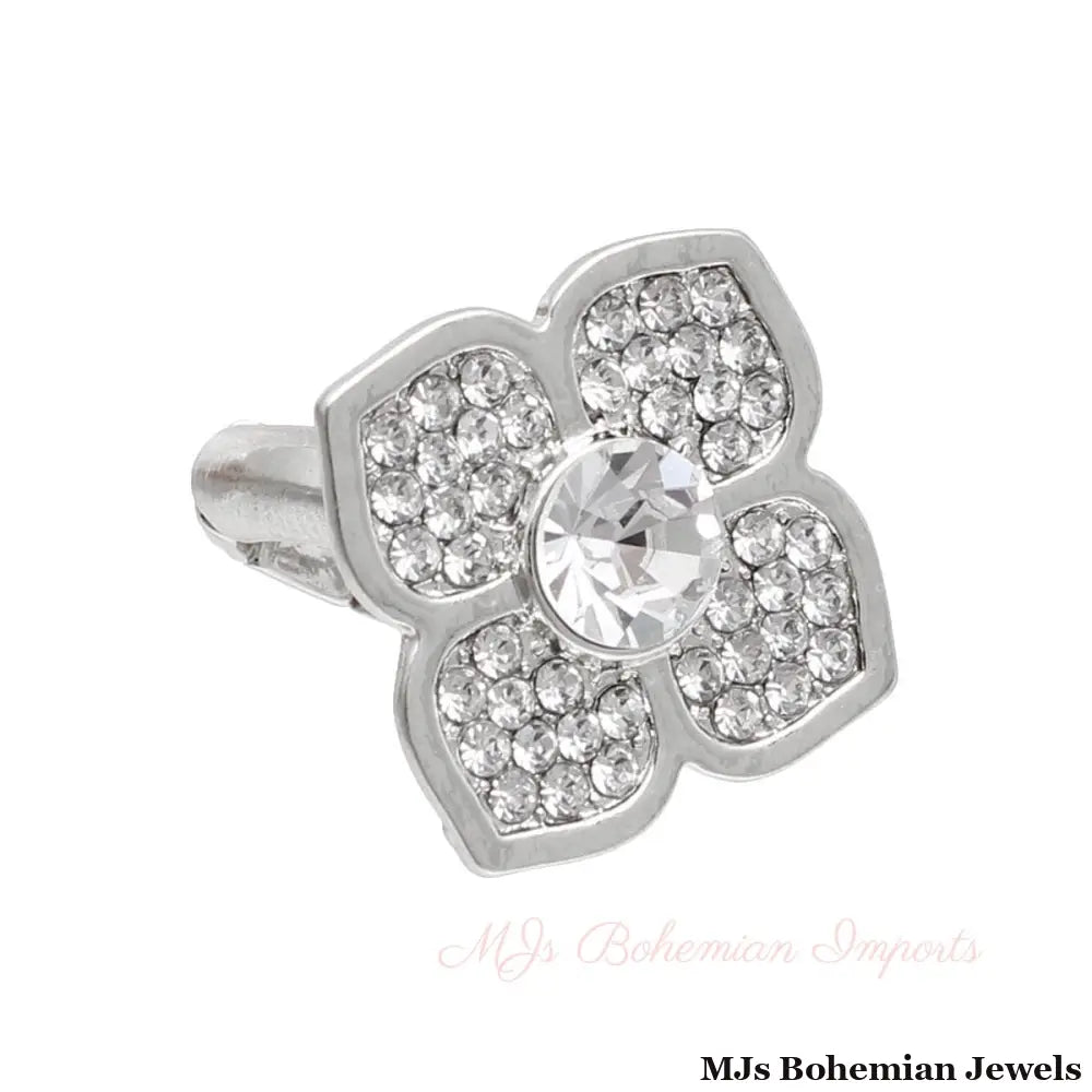 Silver Shine: Flower Ring