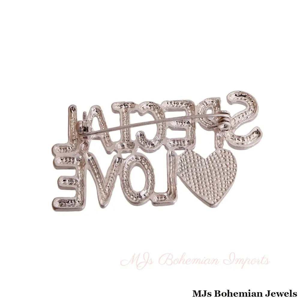 Silver SPECIAL LOVE Pin