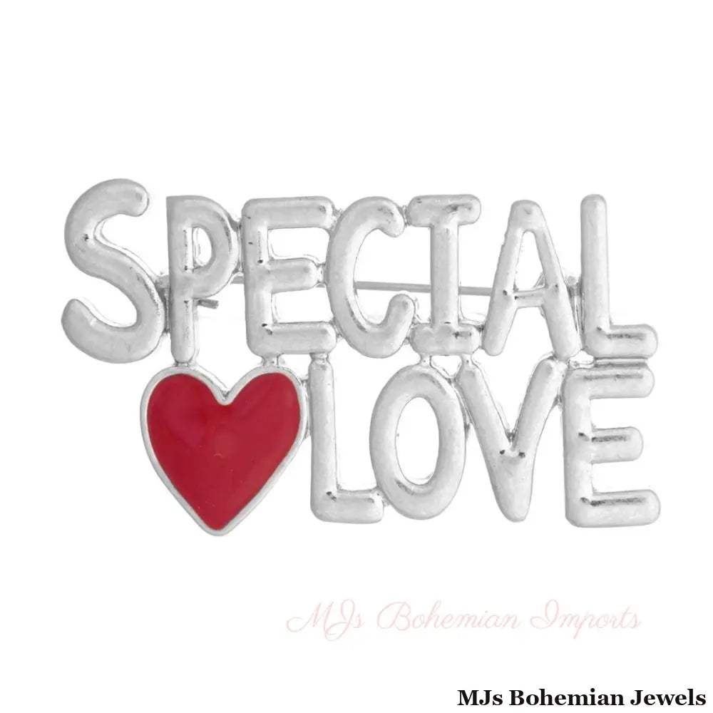 Silver SPECIAL LOVE Pin