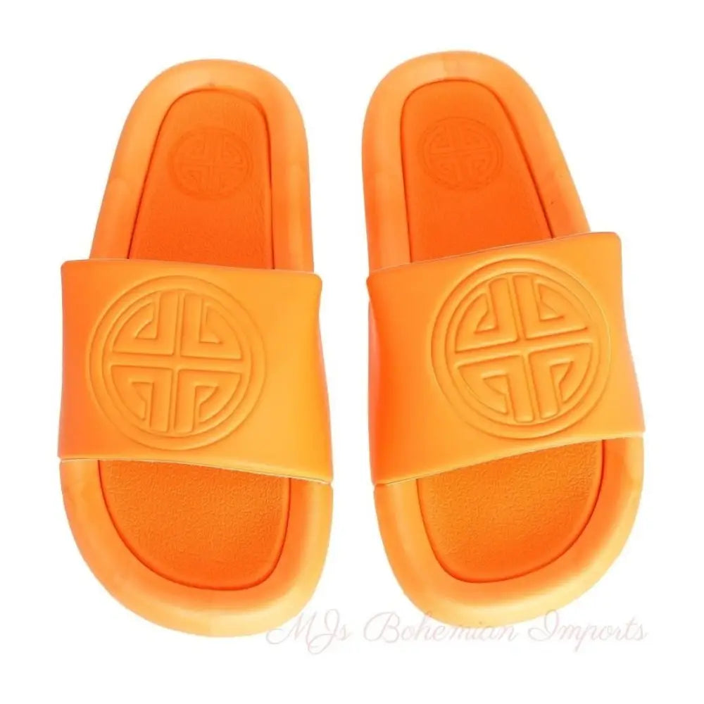 Size 9 Orange Cloud Slide