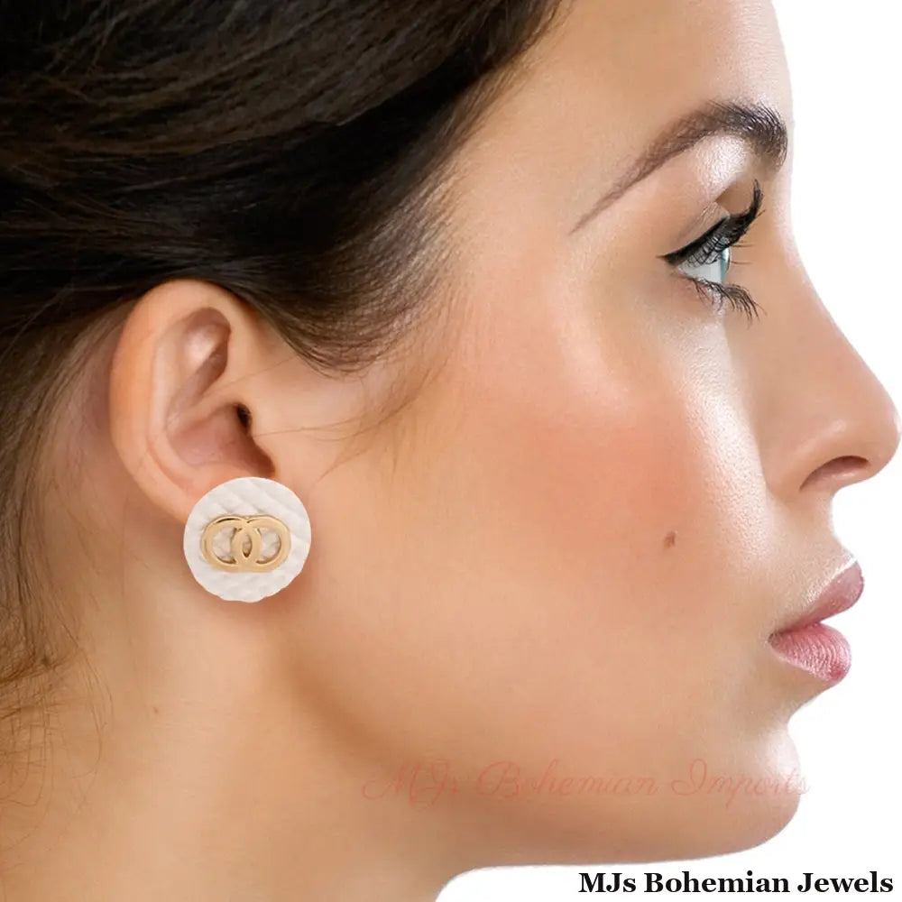 Stud Sophistication: Quilted Studs