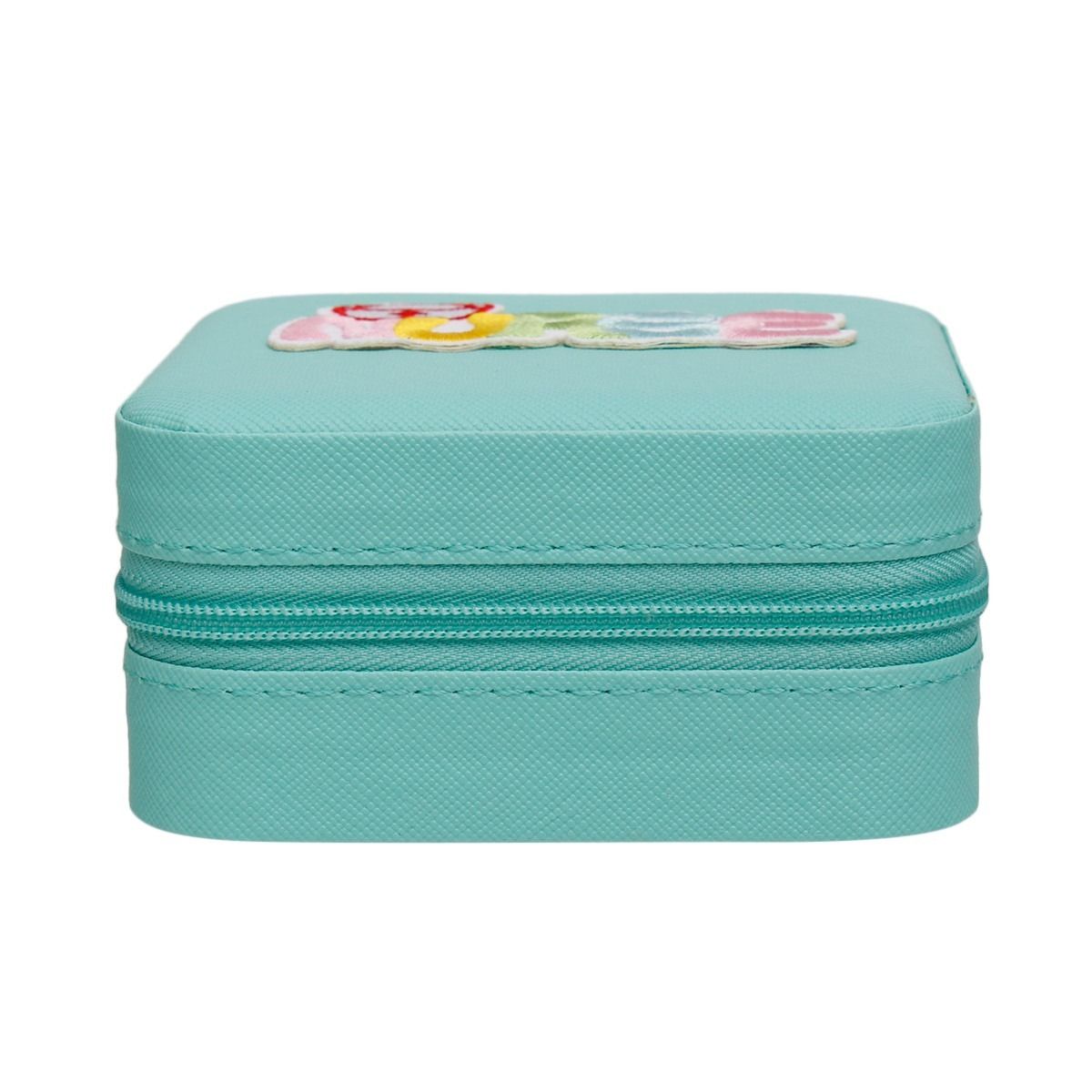 Travel Jewelry Box Turquoise Nurse Patch Square