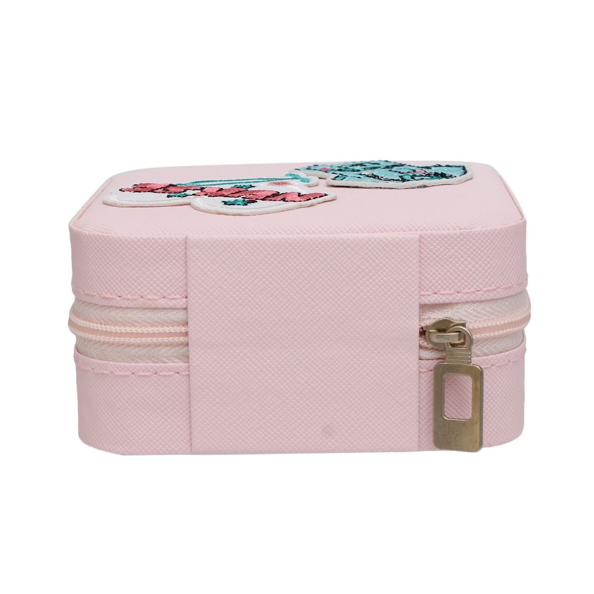 Travel Jewelry Box Pink Nurse Patch Square