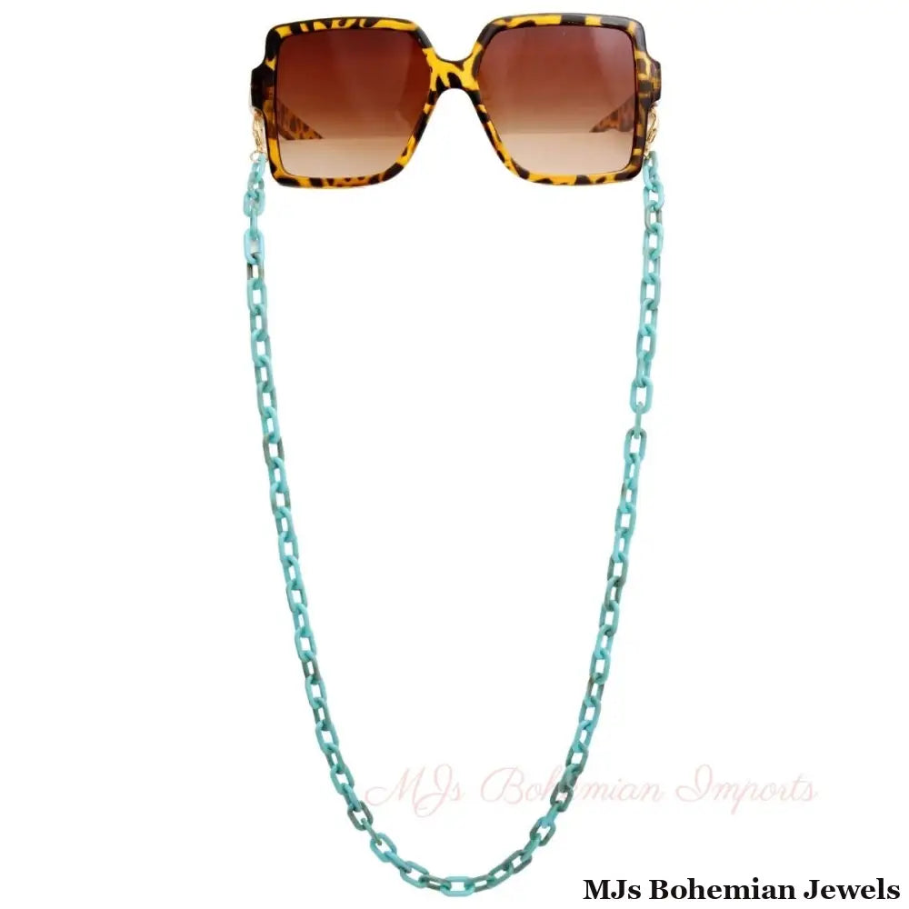 Turquoise Link Sunglasses Chain