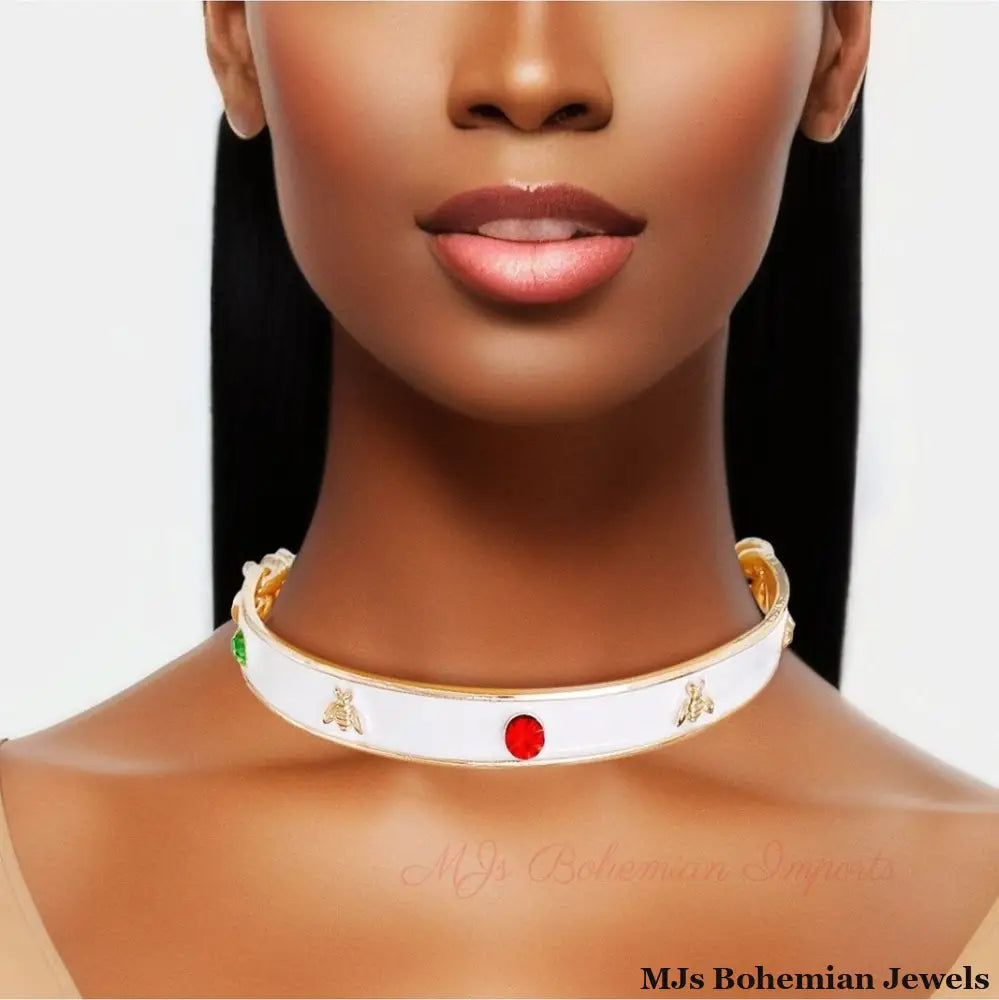 White Bee Casting Choker - Heavy