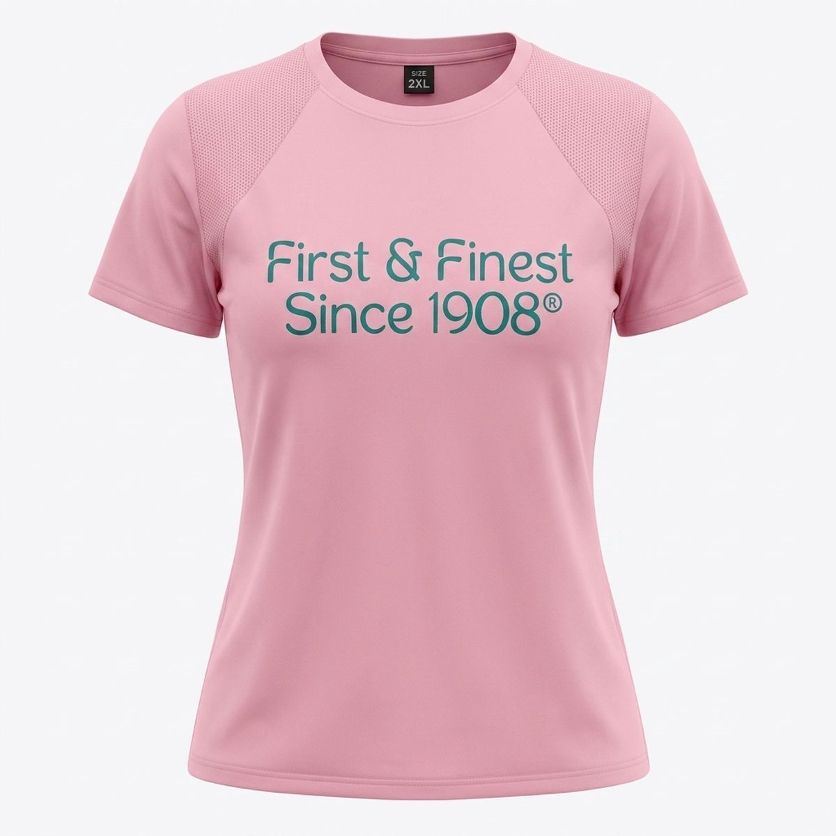 AKA 2XL First & Finest Pink Performance Tee