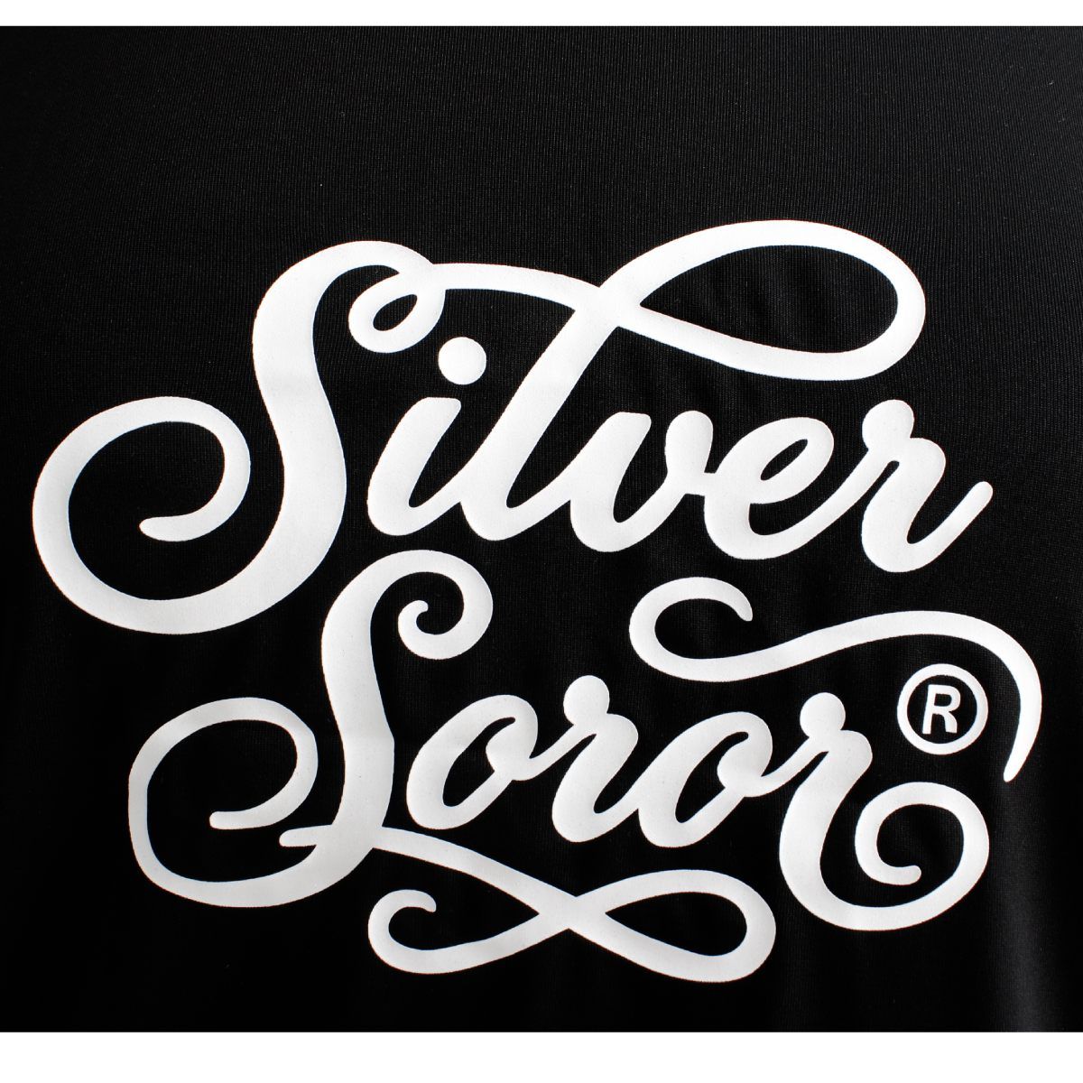 AKA Medium Silver Soror Black Athletic Tee