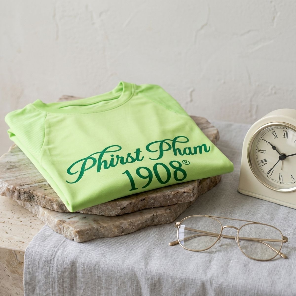 AKA Small Phirst Pham 1908 Green Performance Tee