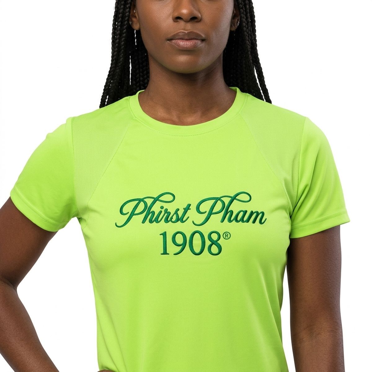 AKA Large Phirst Pham 1908 Green Performance Tee